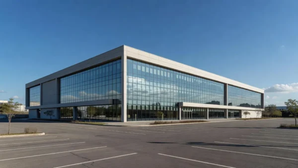 Edifício comercial moderno em São Paulo representando análise de cap rate e concentração de inquilinos