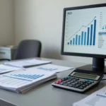 Análise financeira com gráficos de amortização extraordinária e reinvestimento