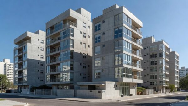 Edifícios residenciais brasileiros para comparação entre aluguel tradicional e temporada