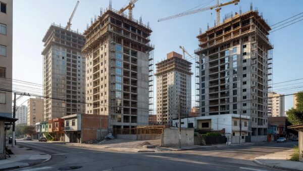 Empreendimento imobiliário em construção para cálculo de VGV em incorporações