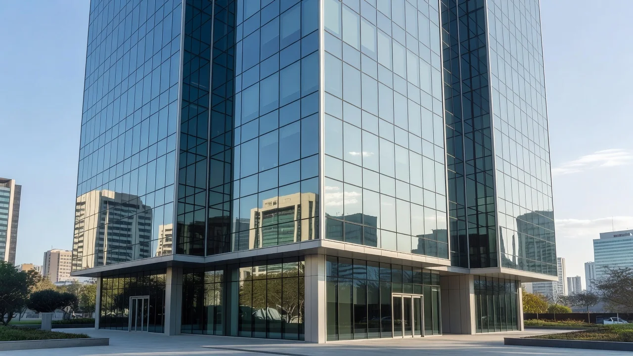Edifício comercial em São Paulo representando análise de cap rate e risco de inquilinos