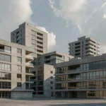 Edifícios residenciais modernos em São Paulo representando recebíveis imobiliários