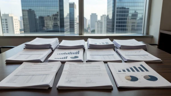 Documentos e gráficos de redução tributária em incorporação imobiliária via SPE no Brasil