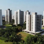 Empreendimento imobiliário residencial no Brasil para análise de VGV por tipologia e margem bruta.