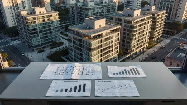 Análise de sensibilidade em carteiras imobiliárias com gráficos de VPL e reajustes