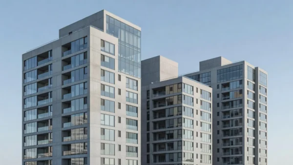 Edifícios residenciais modernos em São Paulo representando estabilidade do yield imobiliário