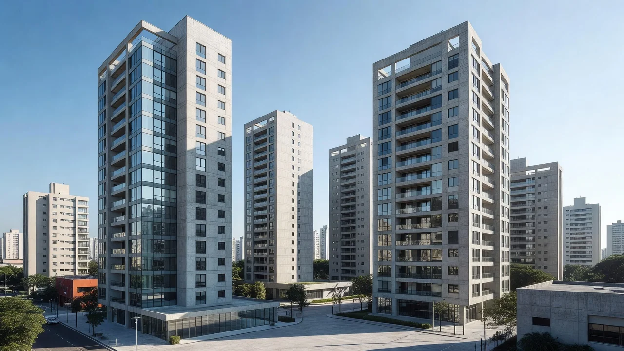 Edifícios residenciais urbanos no Brasil representando retorno sobre capital próprio em imóveis