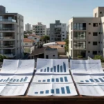 Edifícios residenciais brasileiros com documentos de análise financeira imobiliária