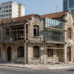 Edifício em retrofit em São Paulo representando análise de cap rate ajustado por área privativa