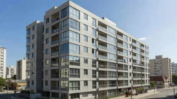 Edifício residencial multi-inquilinos no Brasil para cálculo de NOI ajustado