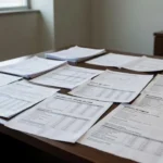 Documentos financeiros e apólices de seguro para cálculo de NOI ajustado