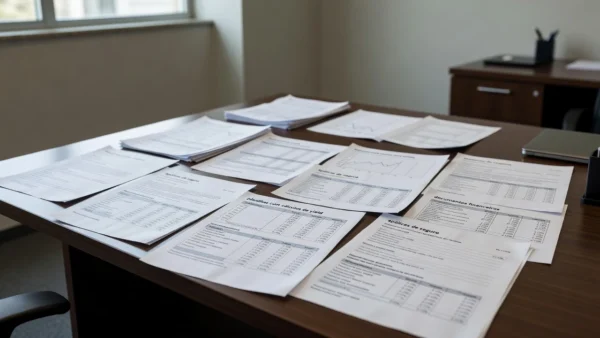 Documentos financeiros e apólices de seguro para cálculo de NOI ajustado