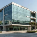 Edifício corporativo em São Paulo simbolizando análise de VPL em contratos de locação comercial