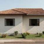 Casa residencial brasileira em bairro suburbano simbolizando decisão de venda imobiliária