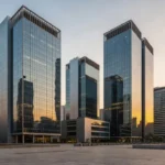 Edifícios corporativos em São Paulo simbolizando investimentos imobiliários e taxa Selic