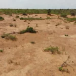 Terreno cru vazio em área urbana brasileira para análise de valor máximo