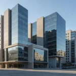 Edifícios comerciais modernos em São Paulo para análise de impacto de IPCA, IGP-M e INCC em aluguéis