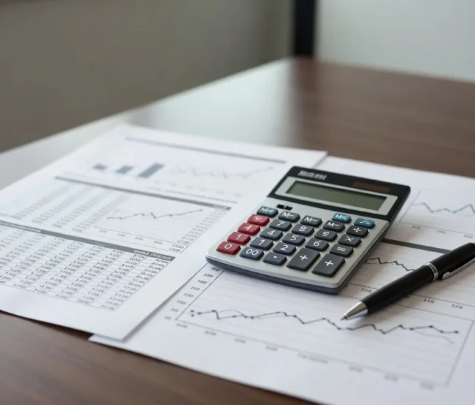 Documentos e gráficos de análise financeira sobre carência de juros e CET real