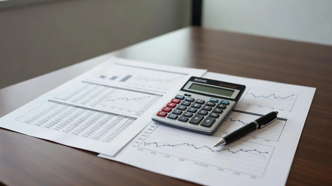 Documentos e gráficos de análise financeira sobre carência de juros e CET real