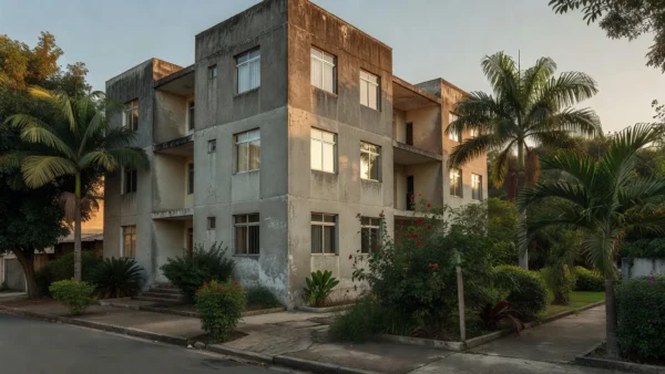 Edifício residencial antigo no Brasil para cálculo de yield líquido e reserva de capex