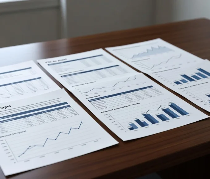 Documentos e gráficos de dividendos em FIIs de papel e retorno composto